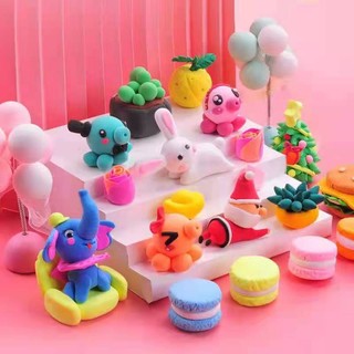 Sét 36 màu đất sét siêu nhẹ tự khô loại 460gr to - Màu chuẩn