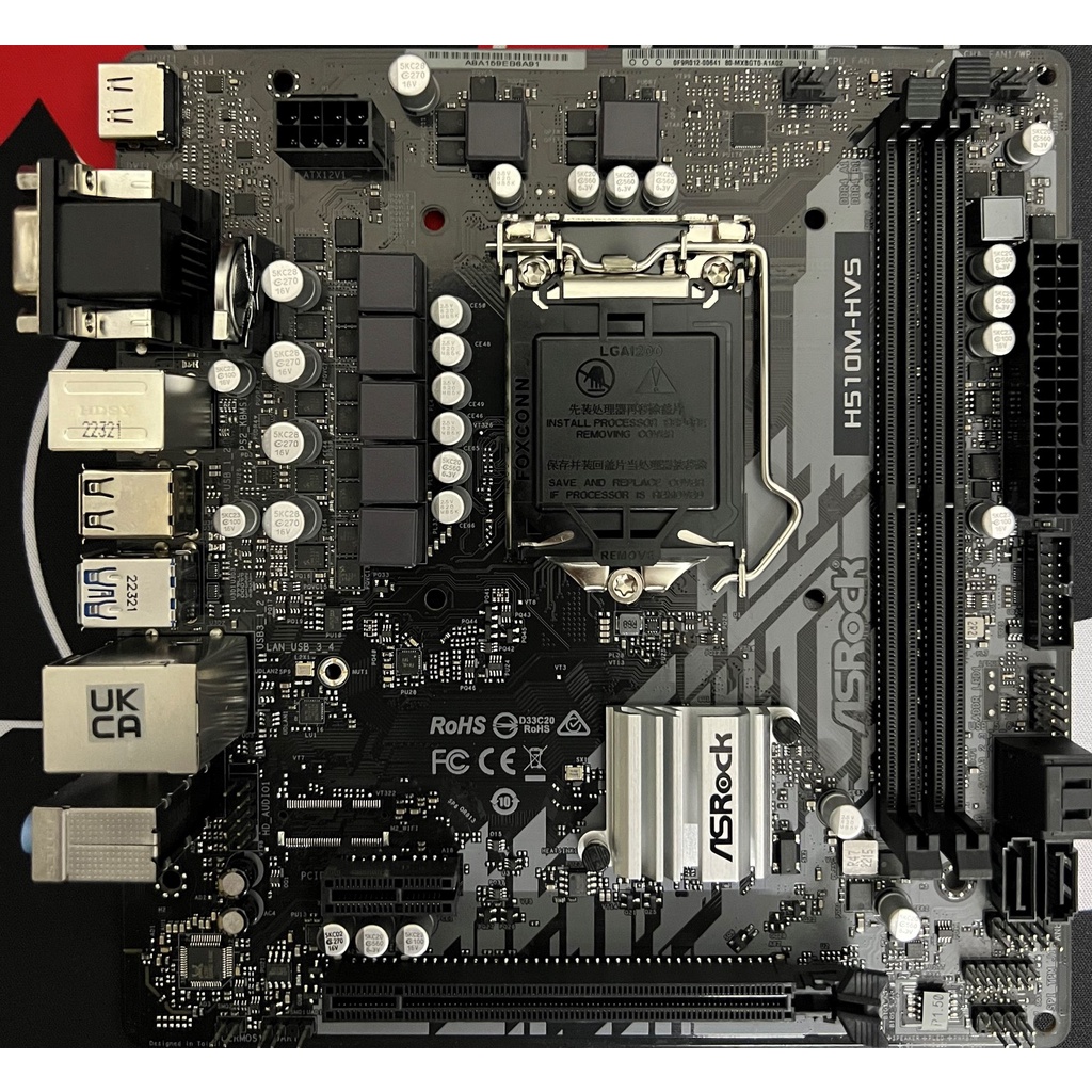 Asrock H510m Hdv Intel H510 Socket 1200 M Atx 2 Khe Ram Ddr4