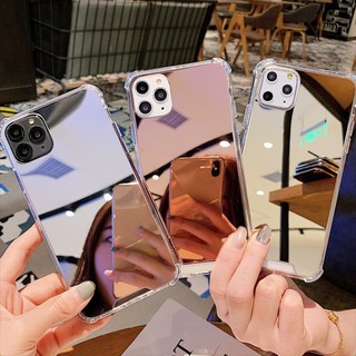 Sang Trọng Ốp Điện Thoại tpu Chống Sốc Có Gương Trang Điểm Cho iphone 15 14 13 12 pro max 13 14 pro