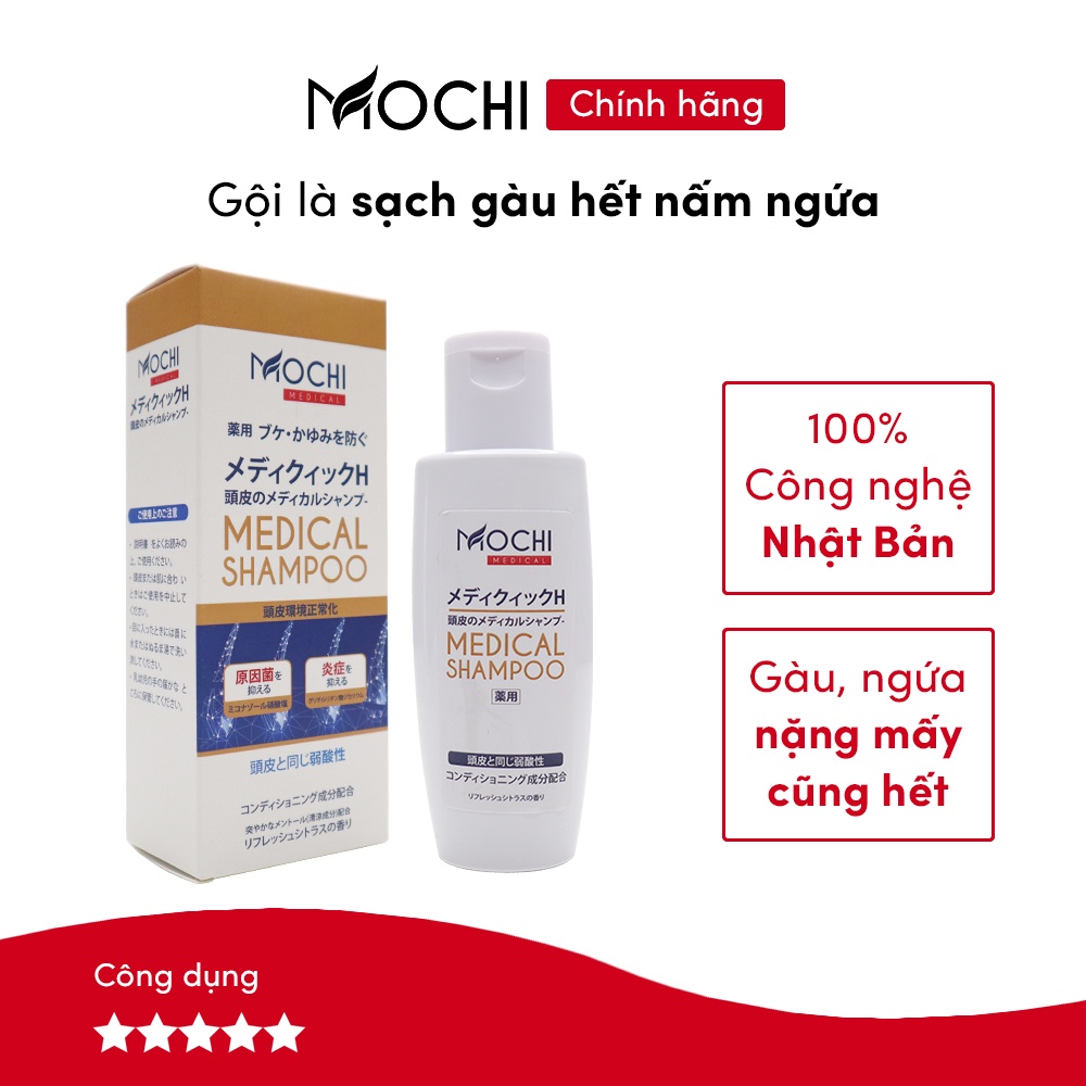 Dầu gội sạch gàu Mochi Nhật Bản - Dầu gội chống gàu Mochi đến từ Nhật Bản hiệu quả, an toàn