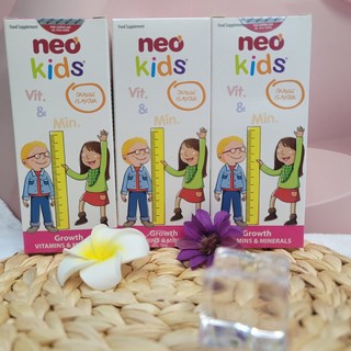 [MUA 1 TẶNG 1 QUÀ] Siro Multivitamin Neo Kids Growth bổ sung vitamin khoáng chất trẻ biếng ăn tiêu hóa kém