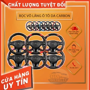 BỌC VÔ LĂNG DA CARBON XE HƠI - CHẤT LƯỢNG KIỂM ĐỊNH, ĐA DẠNG MẪU MÃ, TIỆN LỢI, THOẢI MÁI