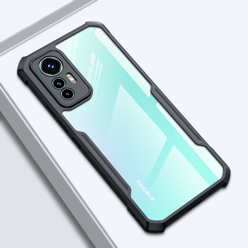 Ốp lưng Xiaomi Redmi Xiaomi Mi 12T 11T Pro 12 11 Lite Vỏ trong suốt chống sốc Vỏ Acrylic trong suốt