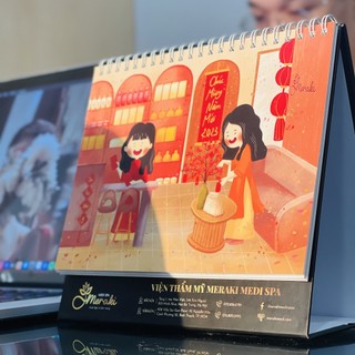 Lịch Để Bàn 2023 Có lịch âm - Lịch Có Gương - Lịch 2023 có Note - Lịch đánh dấu ngày lễ quan trọng trong năm