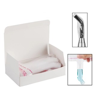 200pcs LED dùng một lần bảo dưỡng ánh sáng đầu bằng nhựa bao gồm các tay áo bảo dưỡng nha khoa Hướng dẫn ánh sáng