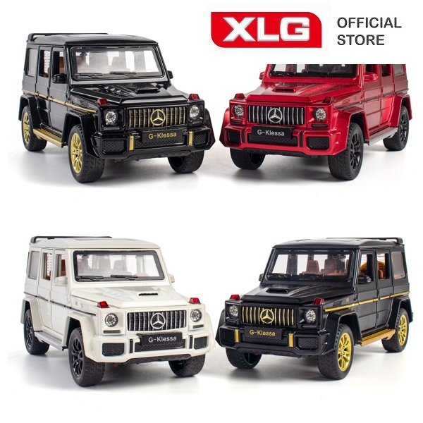 Ảnh Mô hình xe Mercedes G63 AMG cao cấp bằng kim loại có đèn led âm thanh 1