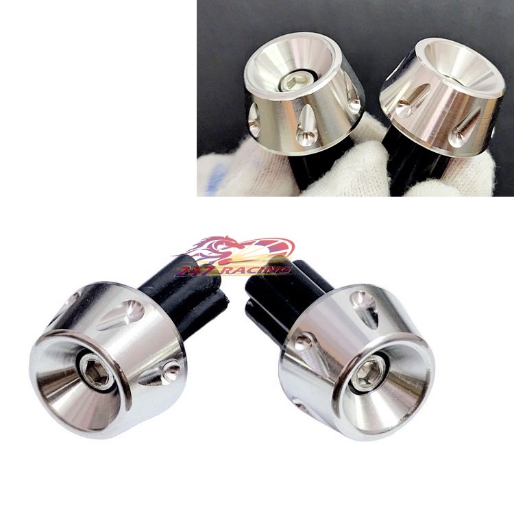 Gù Tay Lái INOX salaya Giọt Nước Phay Xéo CNC gắn xe máy Sirius Exciter Winner Sonic Wave Dream...