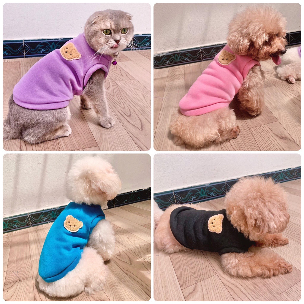 Quần áo thú cưng chất liệu vải len/ vải nỉ