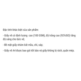 KLONG - Giấy vẽ Việt Nam cỡ A4/ A3 - định lượng 100gsm / 150gsm / 300gsm 🐻🌻