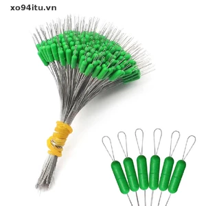 XOITU 300pcs/Pack Fishing Bobber Oval Black Silicon Stopper Space Bean Connector Fishing Line Resistance Fishing Accessories VN