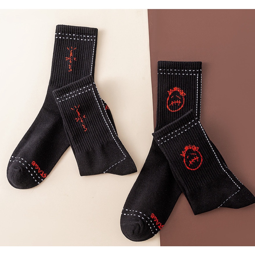 Vớ Tất Travis Scott Nam Nữ cao cổ phong cách thể thao, trẻ trung và năng động.