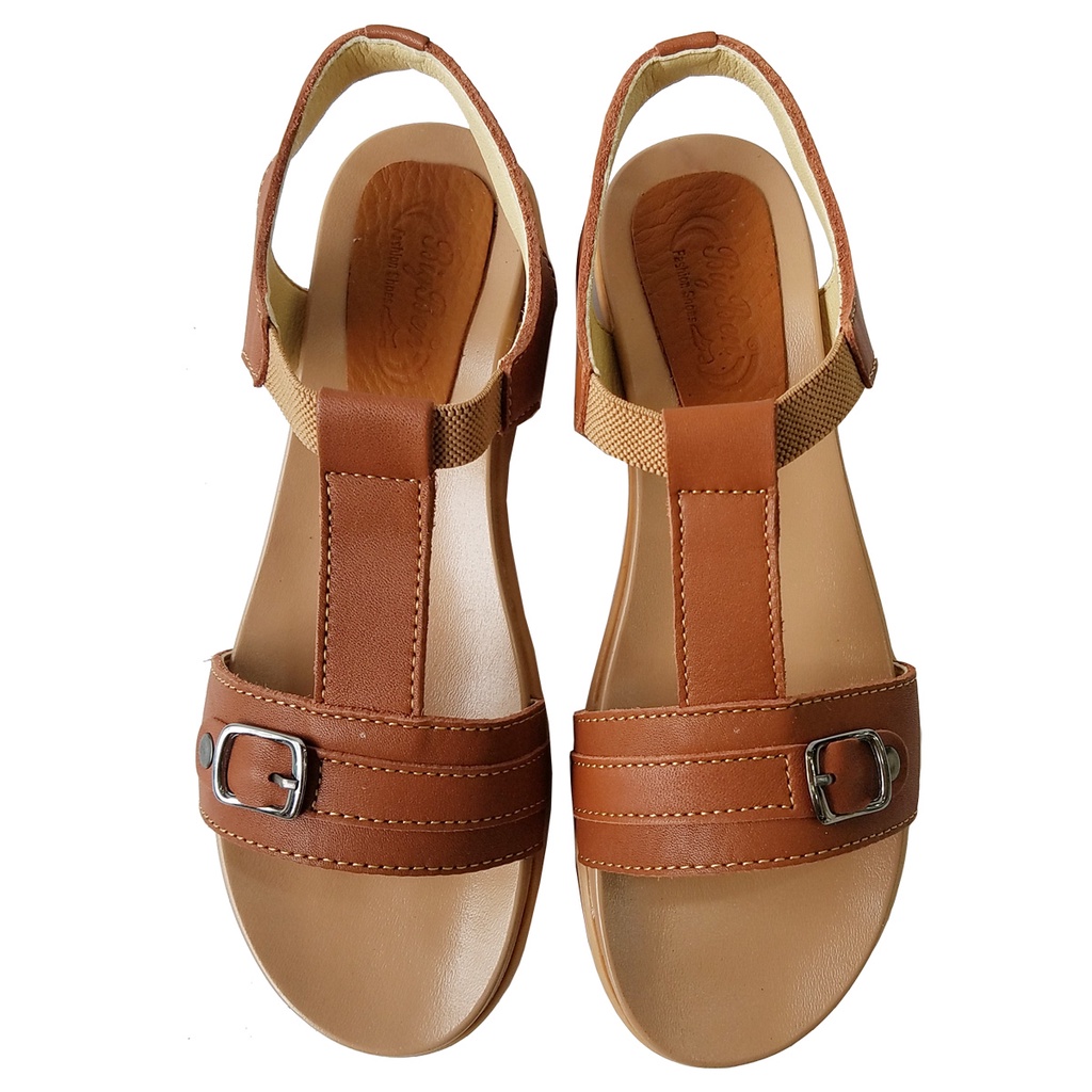 Giày Sandal Nữ BIGGBEN Da Bò Thật HKD224
