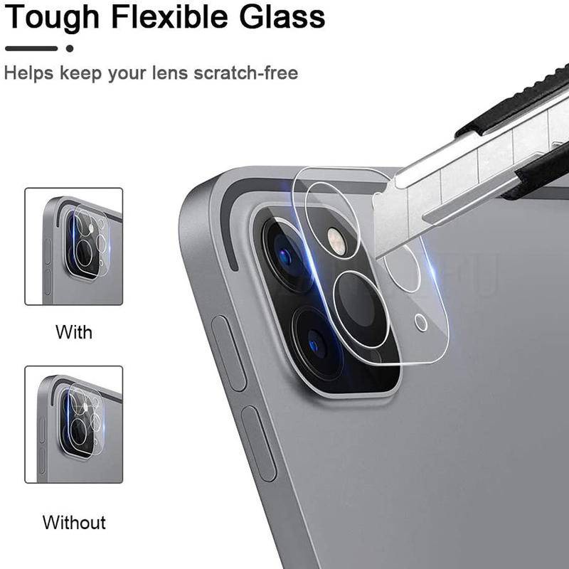 Kính Cường Lực Phía Sau Ống Kính Camera Cho Apple iPad Pro 11 12.9 2018 2020 2021 2022 Bảo Vệ Màn Hình Trong Suốt Cho iPad 10 Air 4 5 10.9 2022 Mini6 8.3 incu