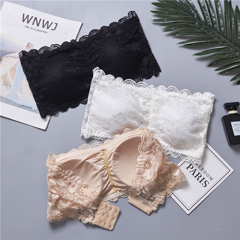 Áo Bra Ren Cúp Ngang , Áo Lót Ren Mới Cực Đẹp 008