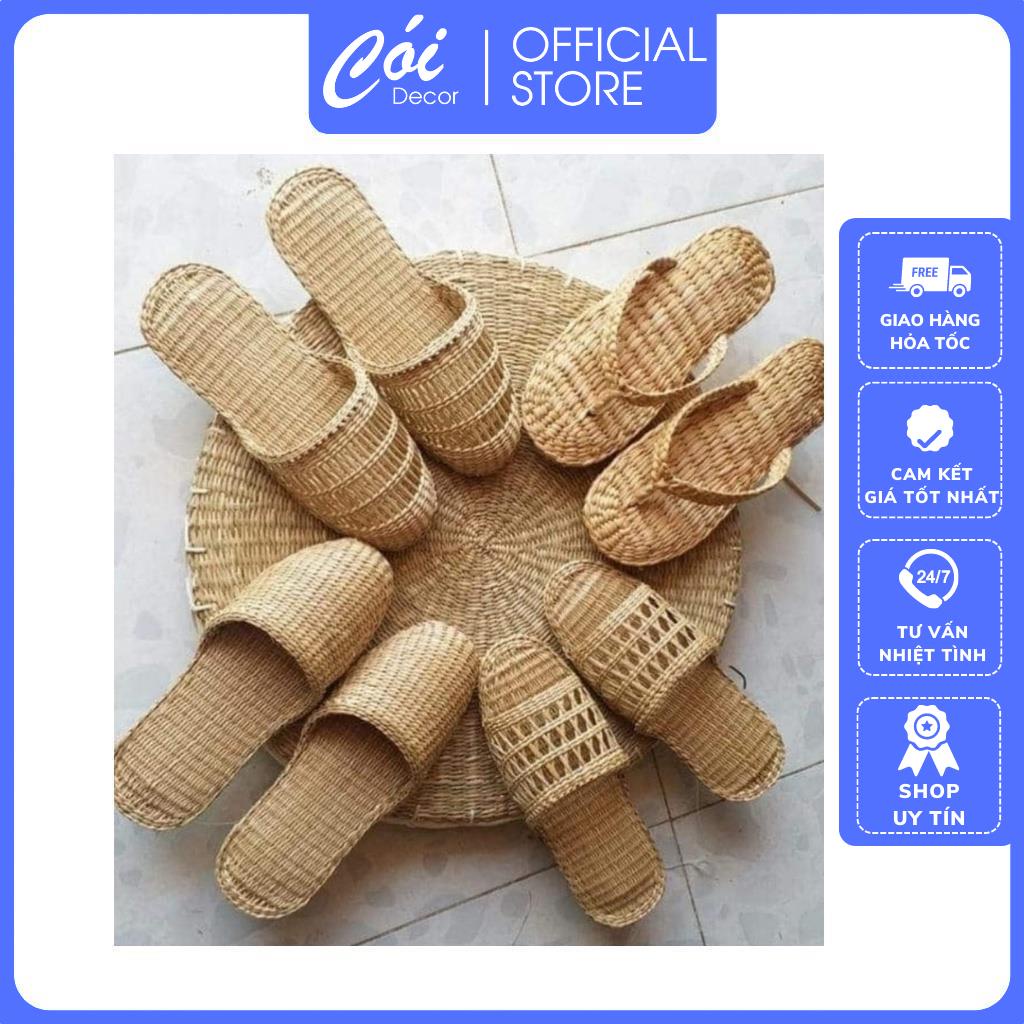 Dép Cói Lục Bình Handmade Êm Thoải Mái Trang Trí Decor Chụp Ảnh Cực ...