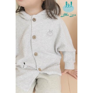 Áo khoác có mũ cánh dơi thu đông Little Love cho bé
