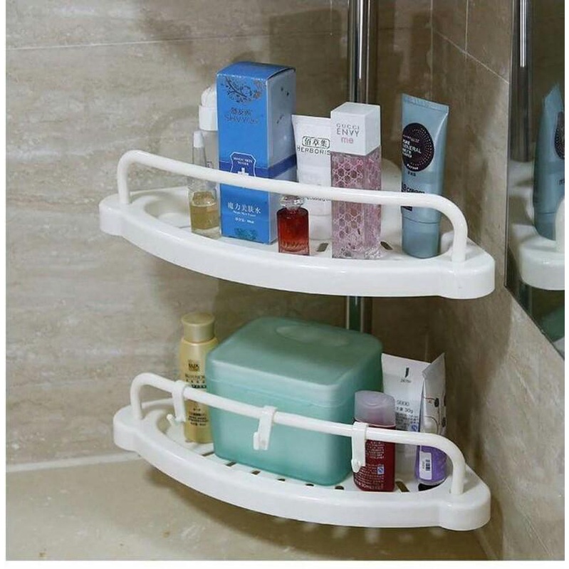 Kệ góc rút 5  tầng để đồ nhà tắm,Kệ góc rút 5 tầng nhà tắm có thể điều chỉnh độ dài tùy ý aladanh-net-vn