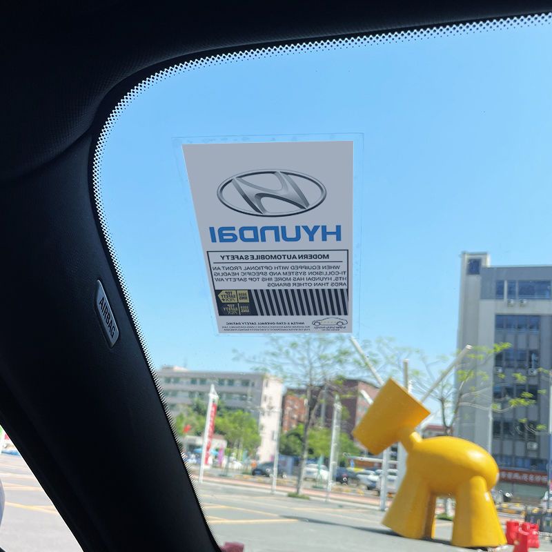 Sticker Dán Kính Chắn Gió Tĩnh Điện JDM Trang Trí Nội Thất Xe Hơi Hyundai i10 Kona Getz Accent Elantra Sonata Tucson I30 Santafe Creta ix35 I20 I40 Matrix