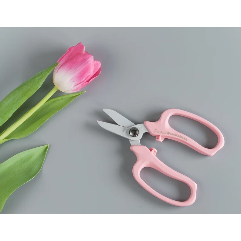 Kéo cắt hoa quả Nhật Bản Chikamasa MF-9000 ( Màu sắc : Hồng - Đen )