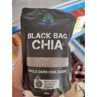 Hạt chia đen nhập khẩu từ Úc- Black bag CHIA- Gói 500gr