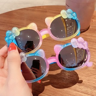Phụ Kiện Trẻ Em Bé Trai Bé Gái Kid Kính Mát Sắc Thái Ống Kính Sáng UV400 Bảo Vệ Khung Bé Phong Cách Nhìn Ngoài Trời