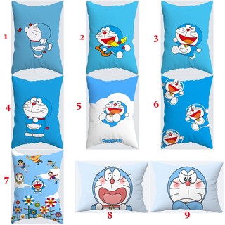 Vỏ gối Doremon in 1 mặt, polyester hình chữ nhật, trang trí phòng ngủ/sofa, không kèm ruột