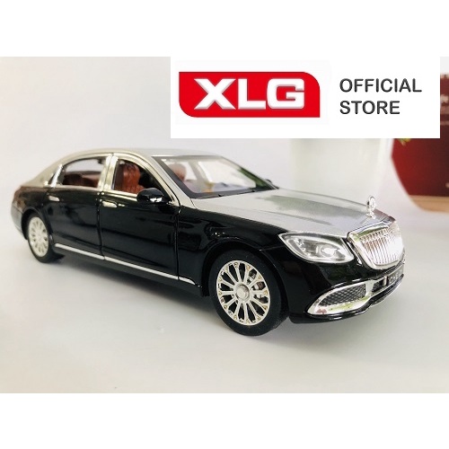 Ảnh Xe mô hình MERCEDES BENZ S600 Maybach 1:24 XLG bằng hợp kim đèn led âm thanh 2