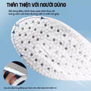 Lót giày thể thao cao cấp siêu nhẹ êm chân thoáng khí dùng cho các loại giày nam nữ, giày đi bộ đường dài -LG04