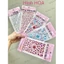 Miếng dán đá sticker festival, trang trí móng tay, sổ tay, ốp điện thoại, làm concept ấn tượng trong trang điểm