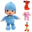 Bộ 4 Đồ Chơi Búp Bê Nhồi Bông Sang Trọng Pocoyo Elly Pato Loula Chất Lượng Cao Cấp Cho Trẻ Em