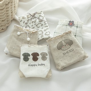 Quần Lót 100% Cotton Kháng Khuẩn Mềm Mại Cho Nữ