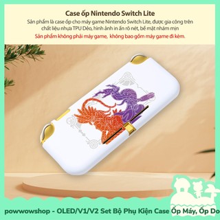 Oled/V1/V2 Set Bộ Phụ Kiện Case Máy, Case Dock, Nút Bọc, Hộp Băng Nintendo Switch Mẫu Scarlet Violet