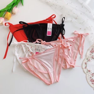 QD021 - Quần Lót Cotton Cột Dây phối lưới Dễ Thương Sexy - KELLYWANG
