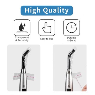 200pcs LED dùng một lần bảo dưỡng ánh sáng đầu bằng nhựa bao gồm các tay áo bảo dưỡng nha khoa Hướng dẫn ánh sáng