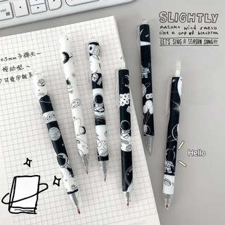 Bút Bi Bấm Dễ Thương Cute Nước Mực Đen Dạng Gel Đồ Dùng Học Tập Dễ Thương VPB16