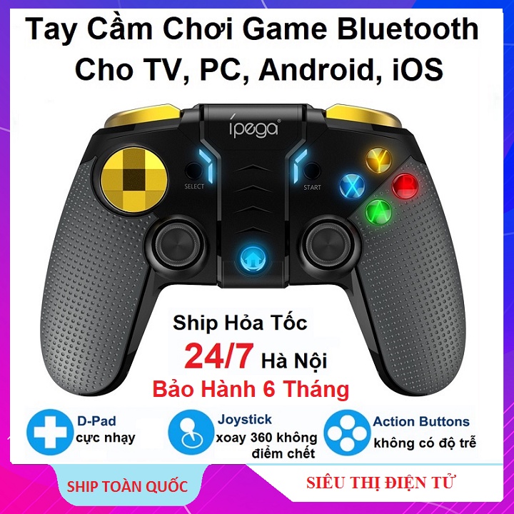 Tay Chơi Gamepad ipega 9118 Golden Warrior, Dùng Cho TV, ĐT, Máy Tính ...