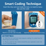 Máy Đo Tiểu Đường Và Axit Uric (Bệnh Gút) 2Trong1 Chính Hãng Sinocare+que thử đường huyết+que thử uric+kim — ảnh 8