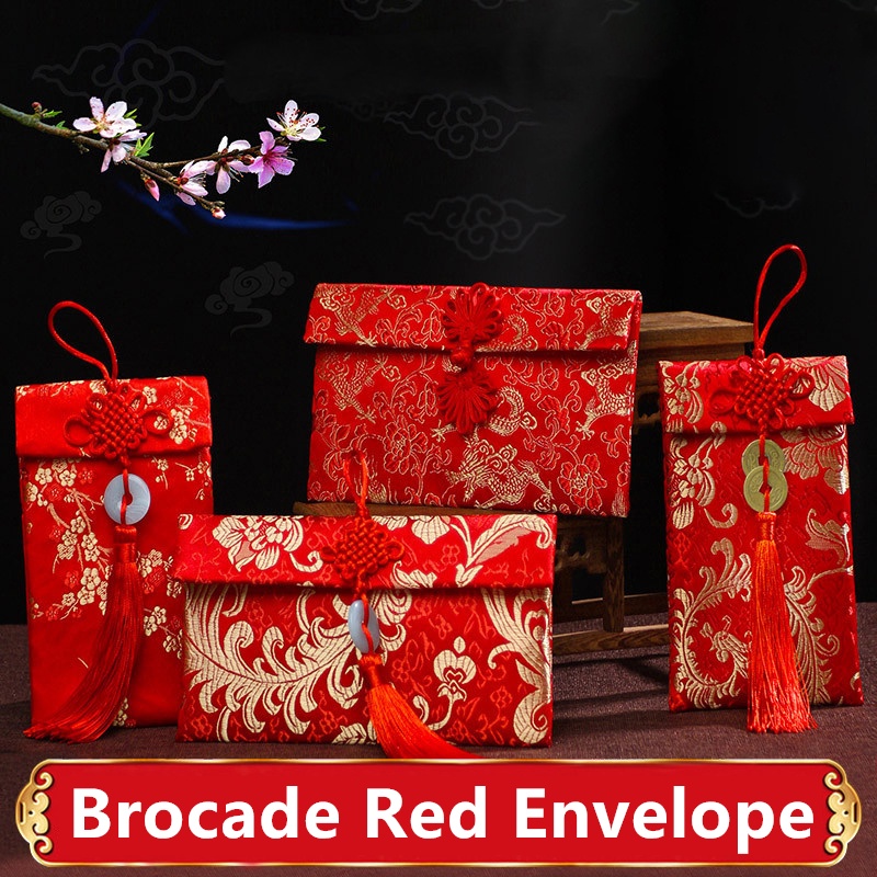 Bao Lì Xì Đỏ Mừng Năm Mới Phong Cách Trung Hoa