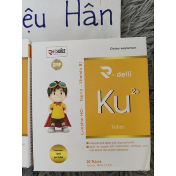 Ăn ngon Ku 2+ thành phần yến sào,enzym tiêu hóa, l -lysine hộp 20 ống