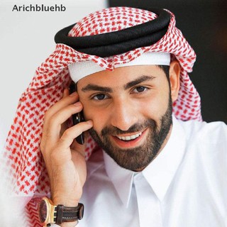 < Arichbluehb > Khăn trùm đầu in kẻ sọc cho nam Hồi giáo Ả Rập Dubai Turban quấn cổ Ả Rập Trung Đông Vỏ sa mạc Khăn choàng đang giảm giá