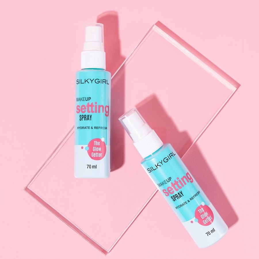 Ảnh Xịt Giữ Lớp Trang Điểm Lâu Trôi Silkygirl Makeup Setting Spray - Hydrate & Refresh 70ml 3
