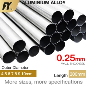 Fuyi Ống Nhôm Dày 0.25mm 300mm 500mm Dài 4 5 6 7 8 9 10mm Chất Lượng Cao