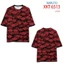 Naruto Anime Akatsuki Áo Thun Nữ Tay Ngắn Top Unisex Cosplay Tee Thời Trang Sasuke Itachi Thường Ngày 3D Áo Sơ Mi Plus Kích Thước