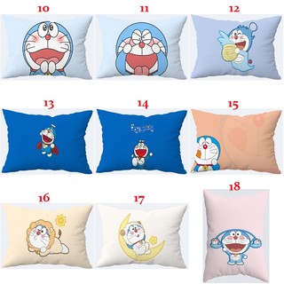Vỏ gối Doremon in 1 mặt, polyester hình chữ nhật, trang trí phòng ngủ/sofa, không kèm ruột
