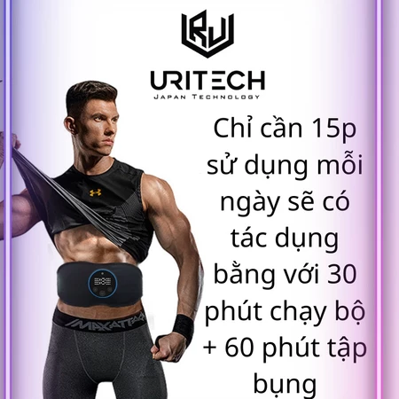 Máy Massage Bụng Đánh Tan Mỡ, Máy Massage xung dạng AB Đánh Tan Mỡ Bụng Massage Giảm Mỡ Săn Cơ Thon Gọn Bụng Eo