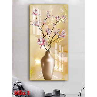 Tranh Treo Tường Tri Ân Thầy Cô 20/11 - Bình Hoa Nghệ Thuật - Tranh Treo Phòng Khách, Phòng Ngủ Laminate Tráng Gương