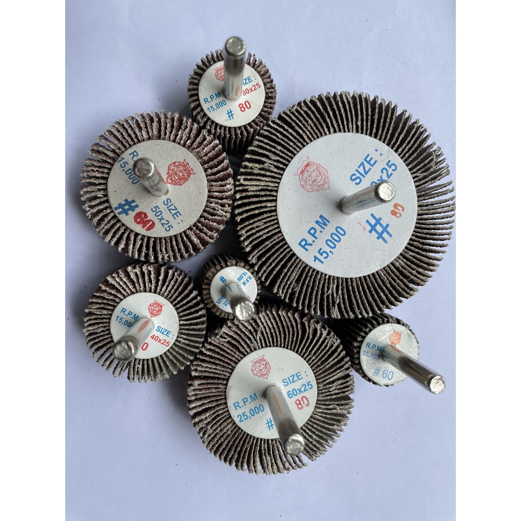 Nhám carem - Nhám xếp trụ - Nhám chuôi 40x25x6mm #60,#80 | Shopee Việt Nam