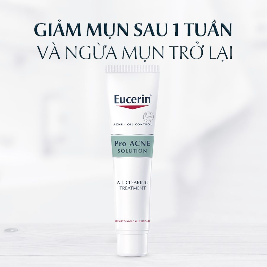 Ảnh Eucerin Kem Giảm Mụn Và Nhờn Dạng Gel Eucerin ProACNE Solution A.I Clearing Treatment 40ml 1