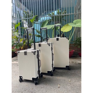 vali kéo du lịch khung nhôm khóa sập cao cấp khóa TSA tiêu chuẩn quốc tế {bảo hành phụ kiện 5 năm}