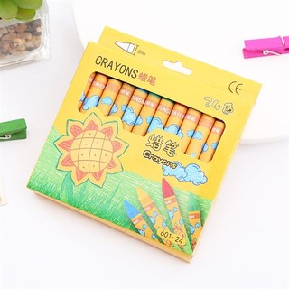 Hộp Màu Sáp Hoa Hướng Dương - Thỏ Hồng VPP